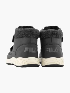 Jongensschoenen|FILA Donkergrijze Boot Klittenband