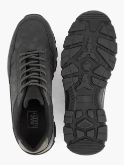 Sneakers|Easy Street Donkergrijze Comfort Sneaker