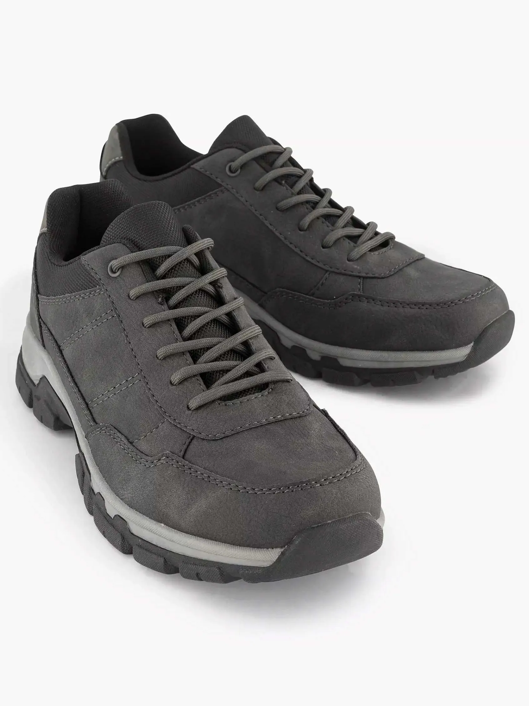Sneakers|Easy Street Donkergrijze Comfort Sneaker
