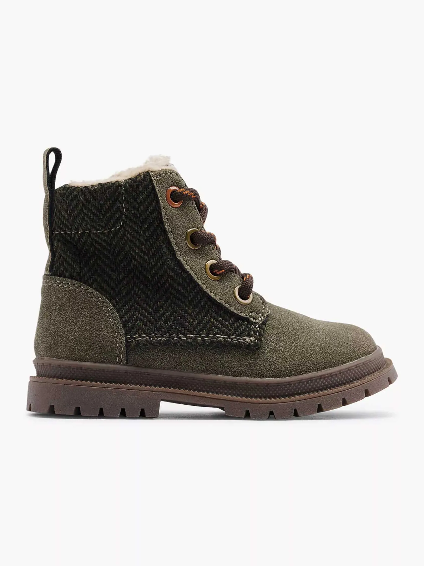 Babyschoenen|Vty Donkergroene Veterboot