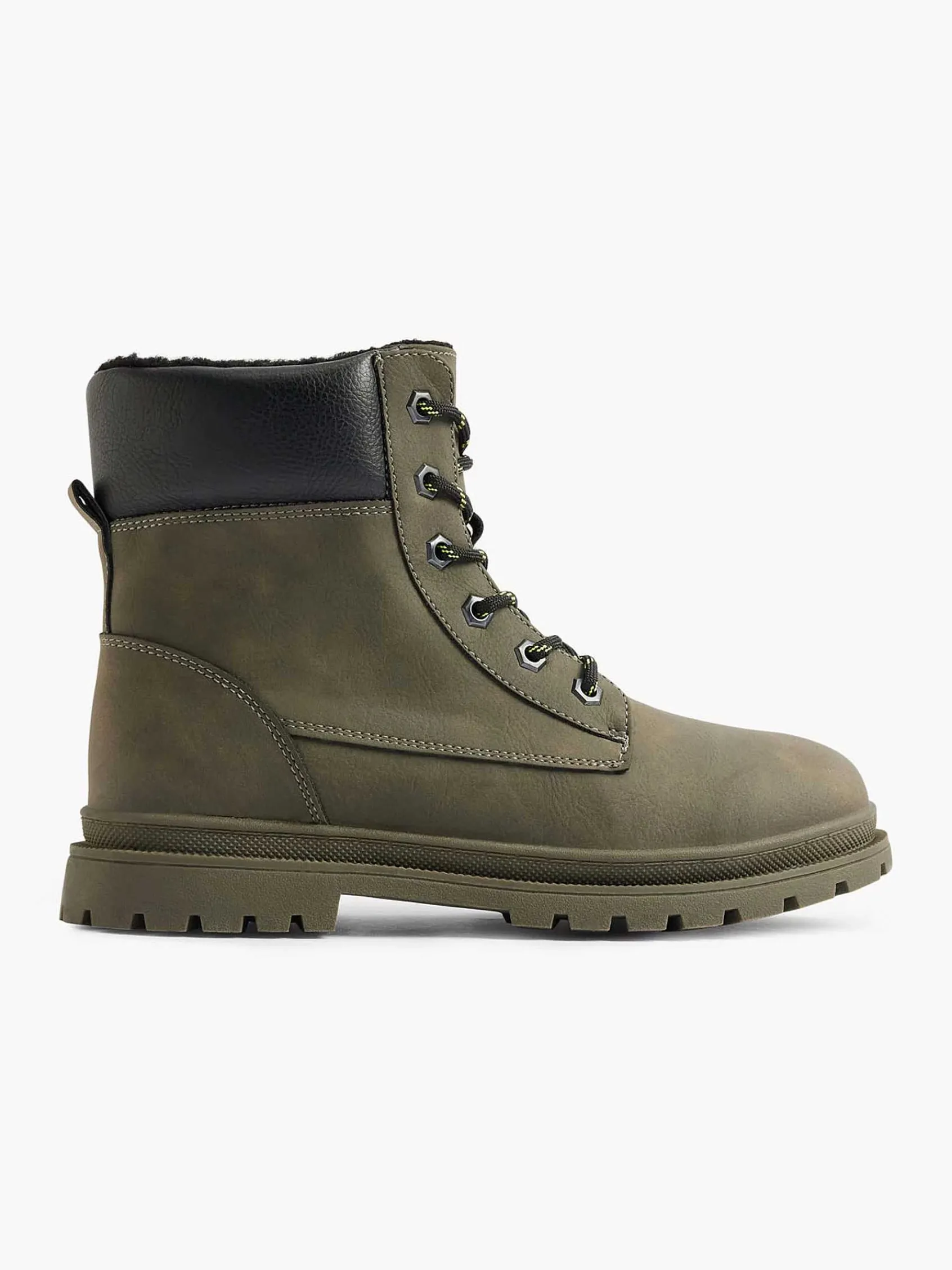Babyschoenen|Vty Donkergroene Veterboot