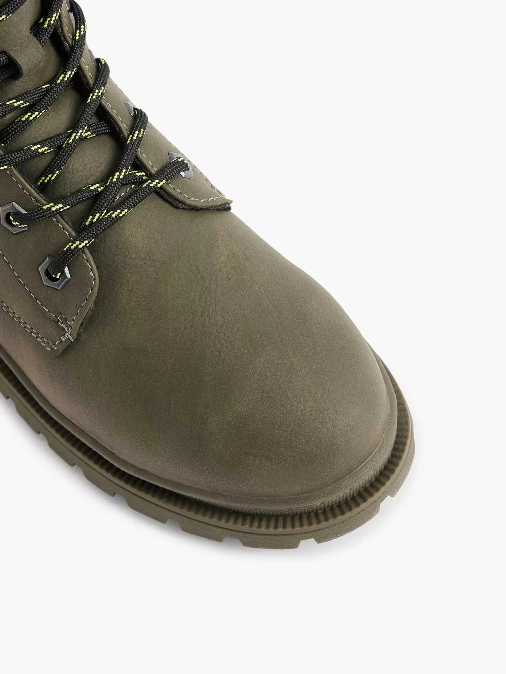 Babyschoenen|Vty Donkergroene Veterboot