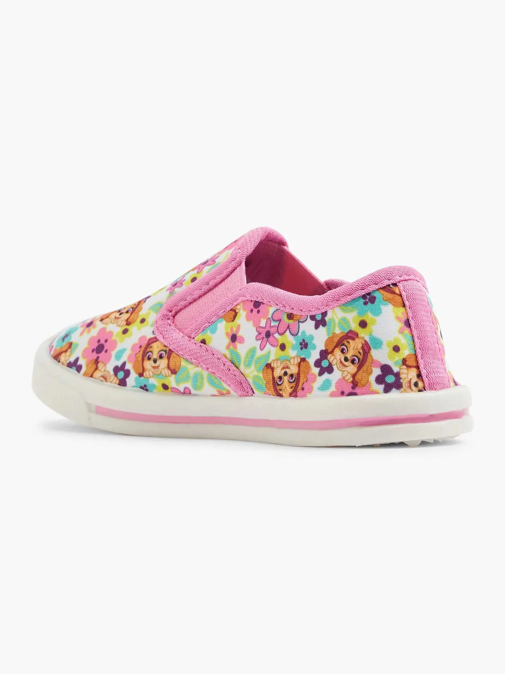 Jongensschoenen|PAW Patrol Gekleurde Canvas Instapper Bloemen
