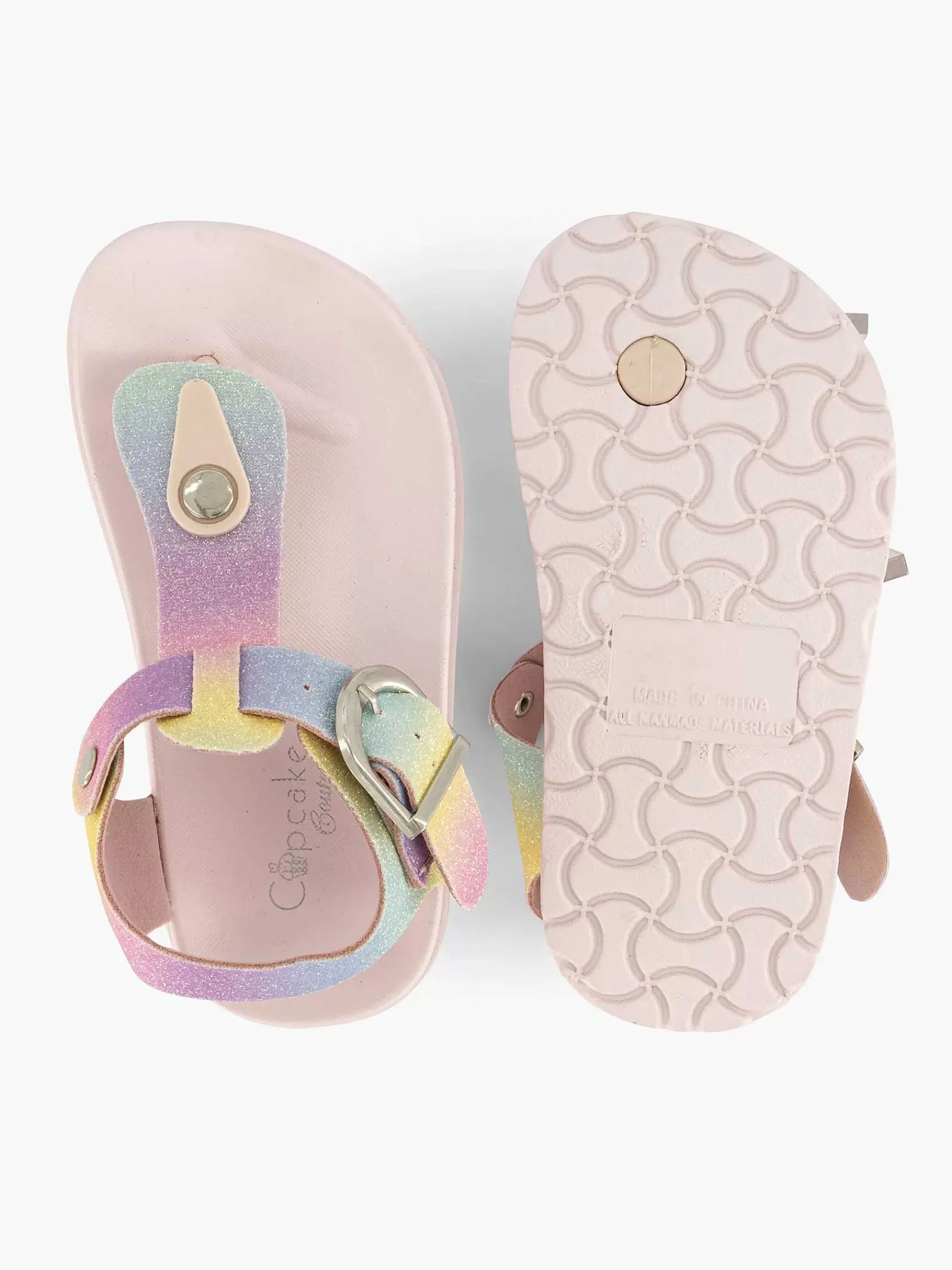 Jongensschoenen|Cupcake Couture Gekleurde Glitter Sandaal