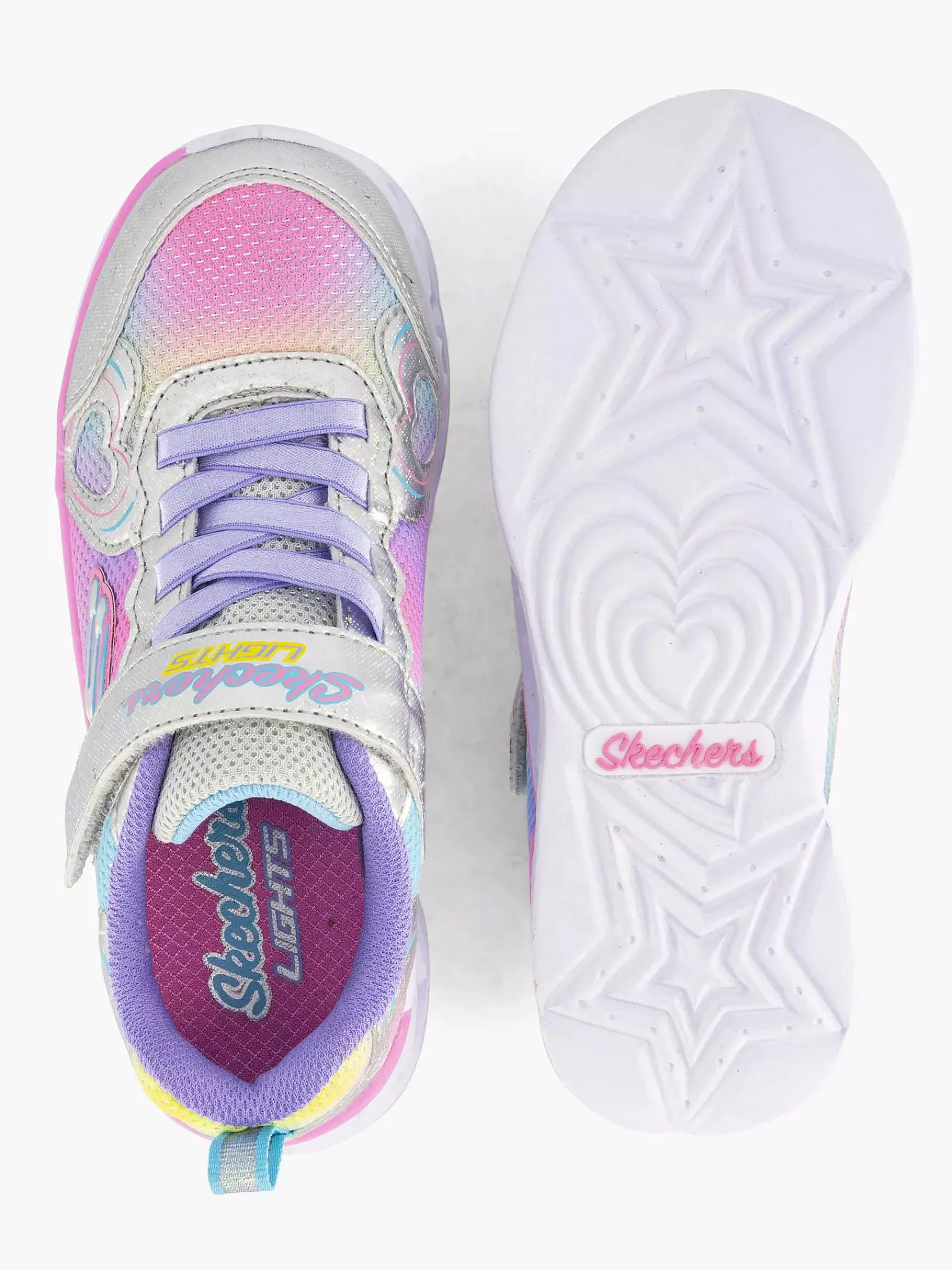 Babyschoenen|Skechers Gekleurde Sneaker Lichtjes