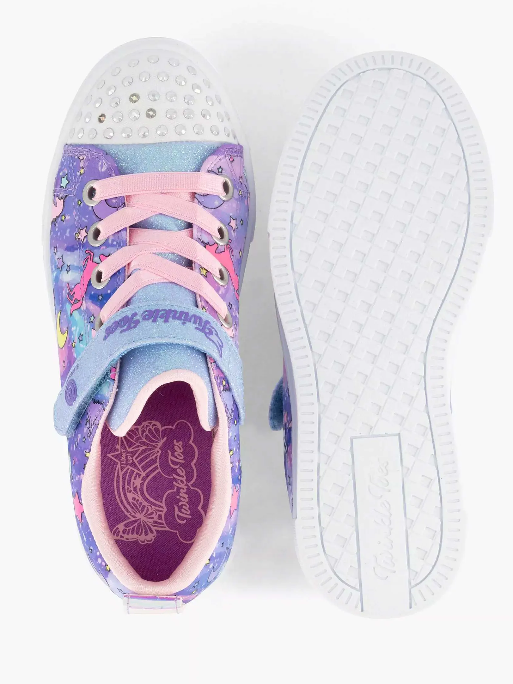 Jongensschoenen|Skechers Gekleurde Twinkele Sparks - Unicorn Drea