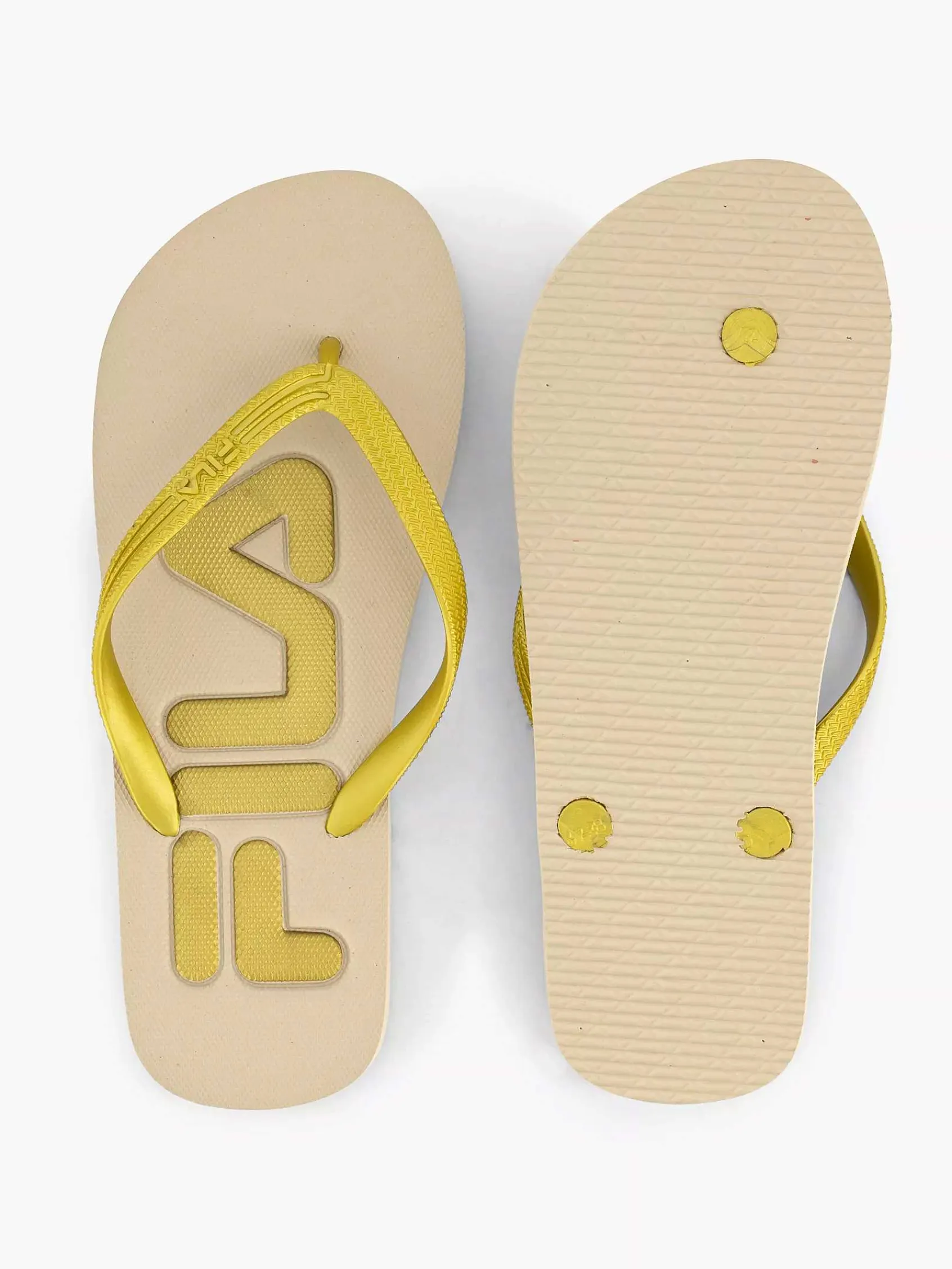 Sandalen|FILA Gele Teenslipper