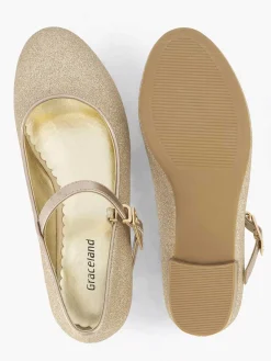 Jongensschoenen|Graceland Gouden Ballerina Glitters