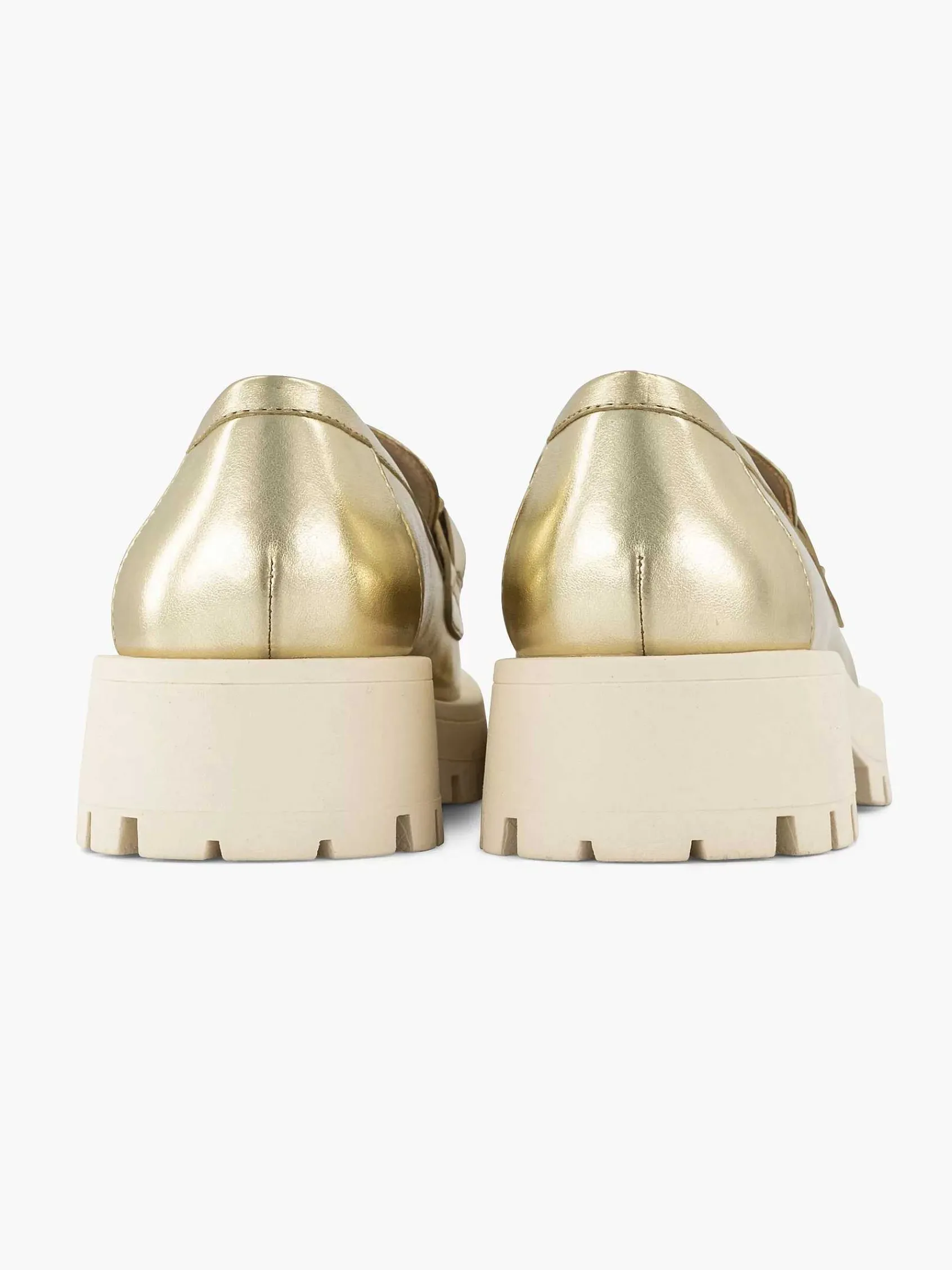 Instappers|Oxmox Gouden Chunky Loafer