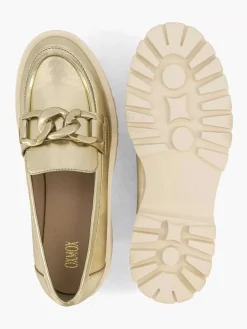 Instappers|Oxmox Gouden Chunky Loafer