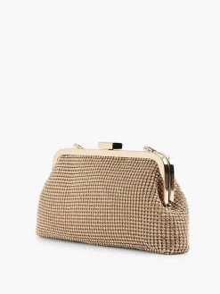 Online Exclusive Accessoires|Graceland Gouden Clutch Glitters