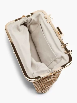 Online Exclusive Accessoires|Graceland Gouden Clutch Glitters