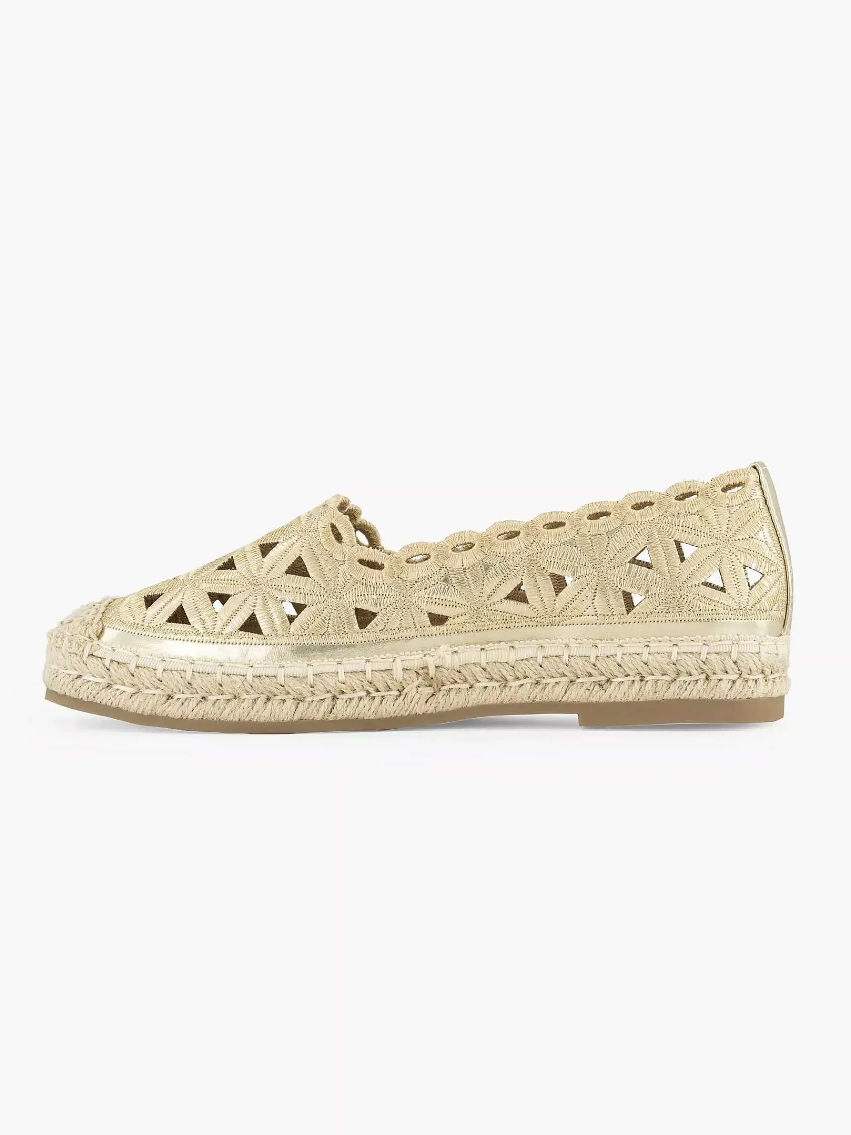Instappers|Graceland Gouden Espadrille