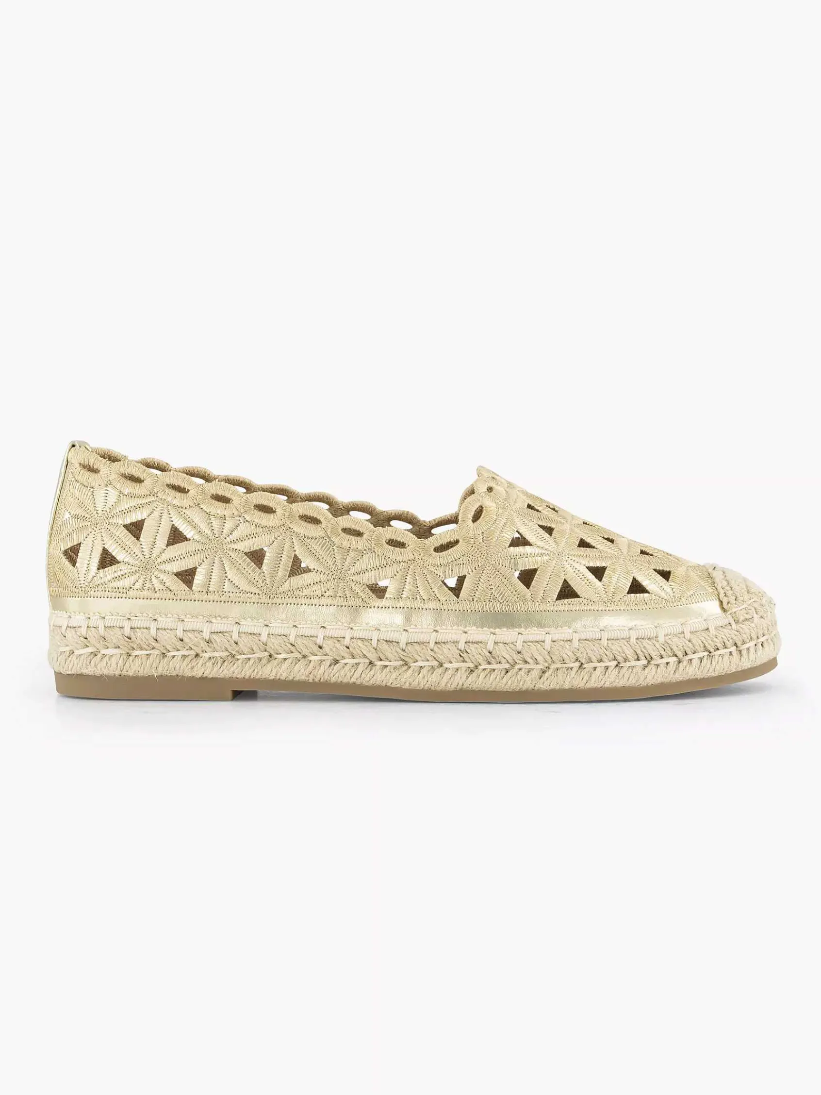 Instappers|Graceland Gouden Espadrille