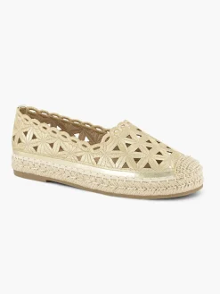 Instappers|Graceland Gouden Espadrille