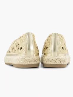 Instappers|Graceland Gouden Espadrille