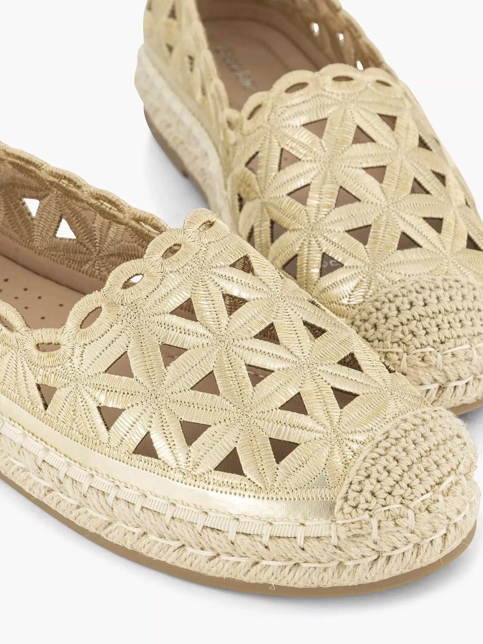 Instappers|Graceland Gouden Espadrille
