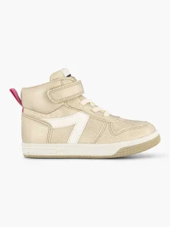 Jongensschoenen|Cupcake Couture Gouden Hoge Sneaker