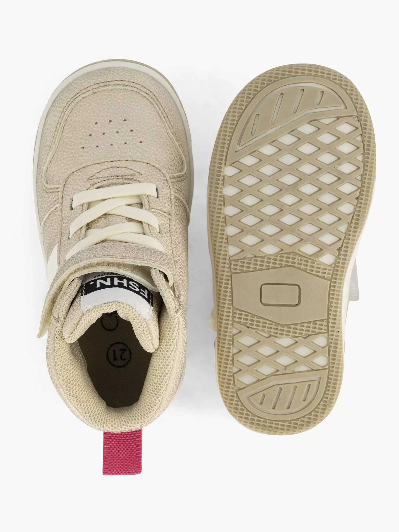 Jongensschoenen|Cupcake Couture Gouden Hoge Sneaker
