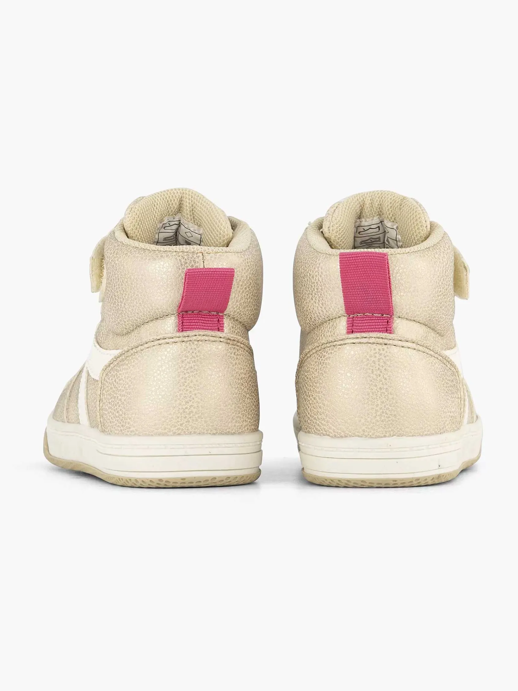 Jongensschoenen|Cupcake Couture Gouden Hoge Sneaker