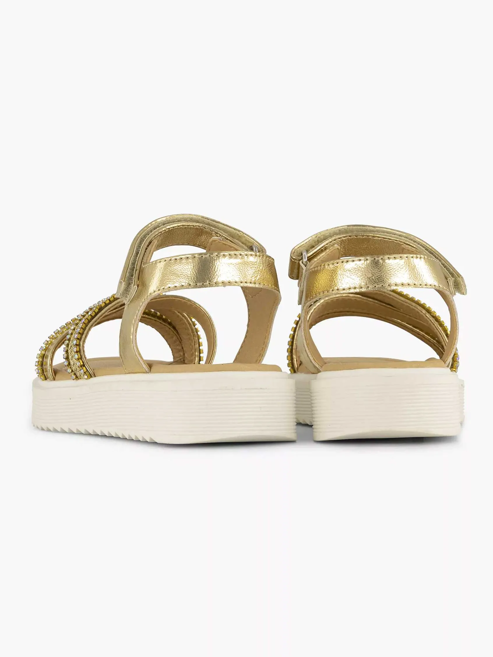 Jongensschoenen|Oxmox Gouden Platform Sandaal