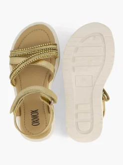 Jongensschoenen|Oxmox Gouden Platform Sandaal