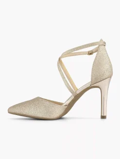 Pumps|Graceland Gouden Pump Glitter