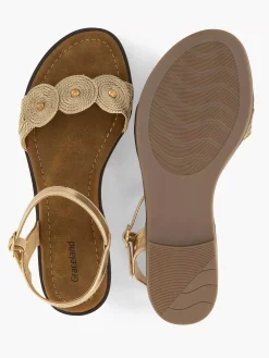 Sandalen|Graceland Gouden Sandaal
