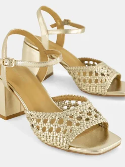 Sandalen|Graceland Gouden Sandalette