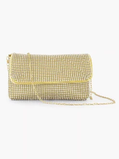 Online Exclusive Accessoires|Graceland Gouden Schoudertas Steentjes