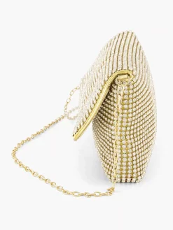 Online Exclusive Accessoires|Graceland Gouden Schoudertas Steentjes