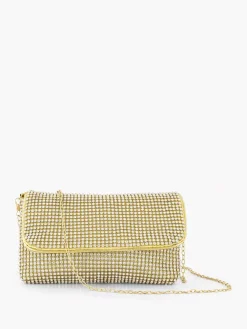 Online Exclusive Accessoires|Graceland Gouden Schoudertas Steentjes