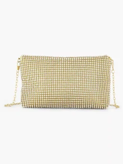 Online Exclusive Accessoires|Graceland Gouden Schoudertas Steentjes