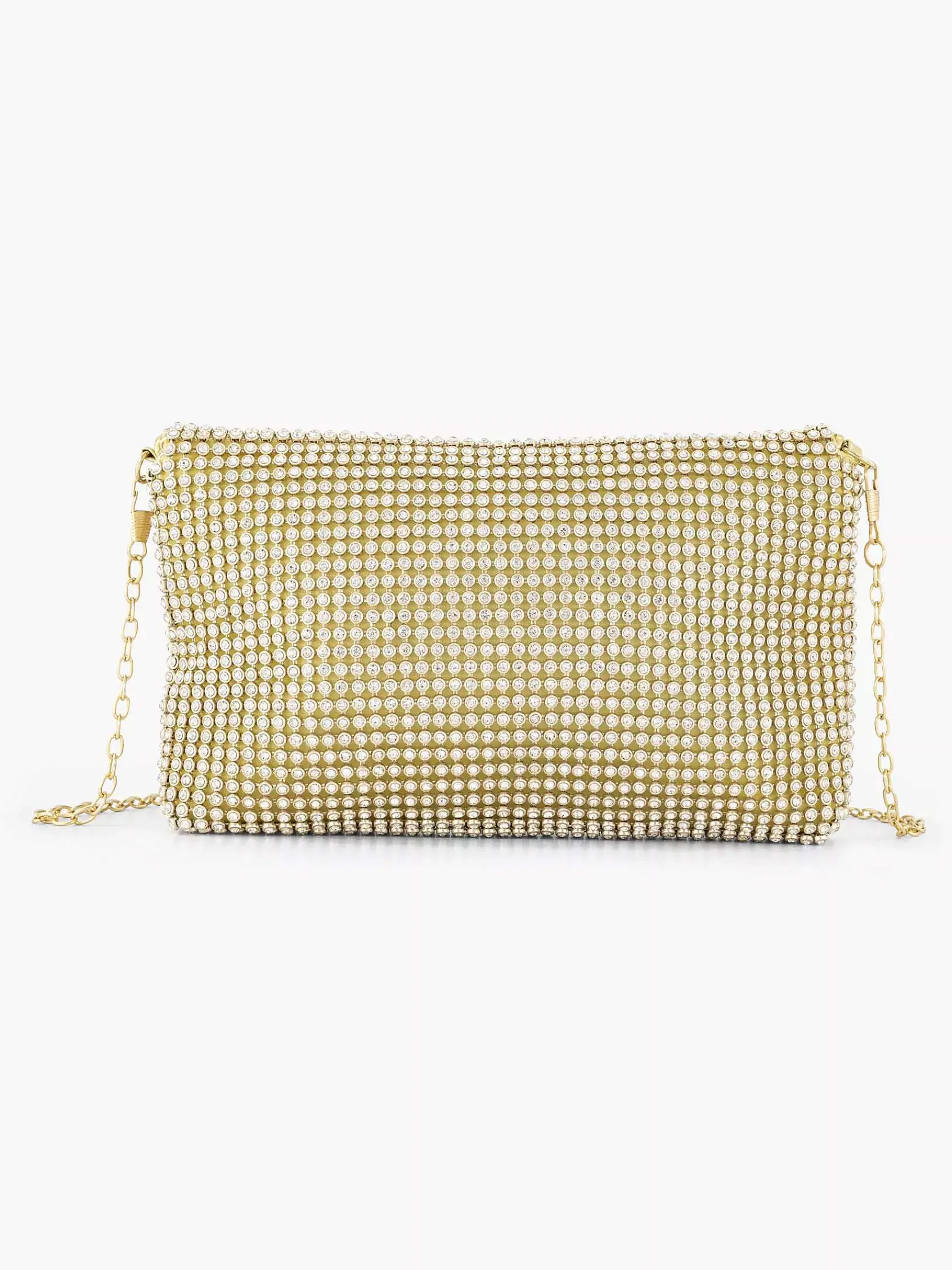 Online Exclusive Accessoires|Graceland Gouden Schoudertas Steentjes