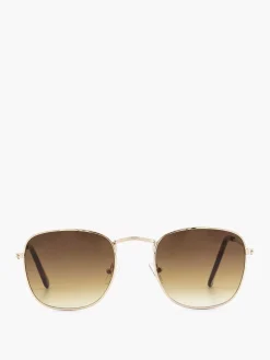 Online Exclusive Accessoires|Graceland Gouden Zonnebril Met Bruine Glazen