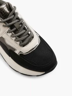 Sneakers|Oxmox Grijze Chunky Sneaker