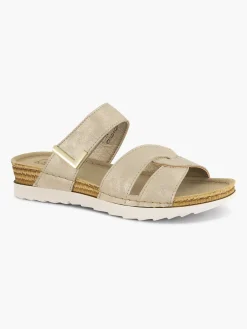 Comfort Schoenen|Easy Street Grijze Comfort Slipper