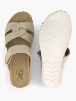 Comfort Schoenen|Easy Street Grijze Comfort Slipper