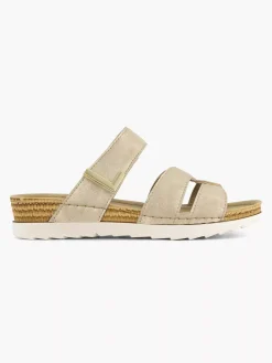 Comfort Schoenen|Easy Street Grijze Comfort Slipper