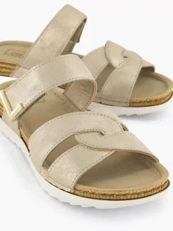Comfort Schoenen|Easy Street Grijze Comfort Slipper