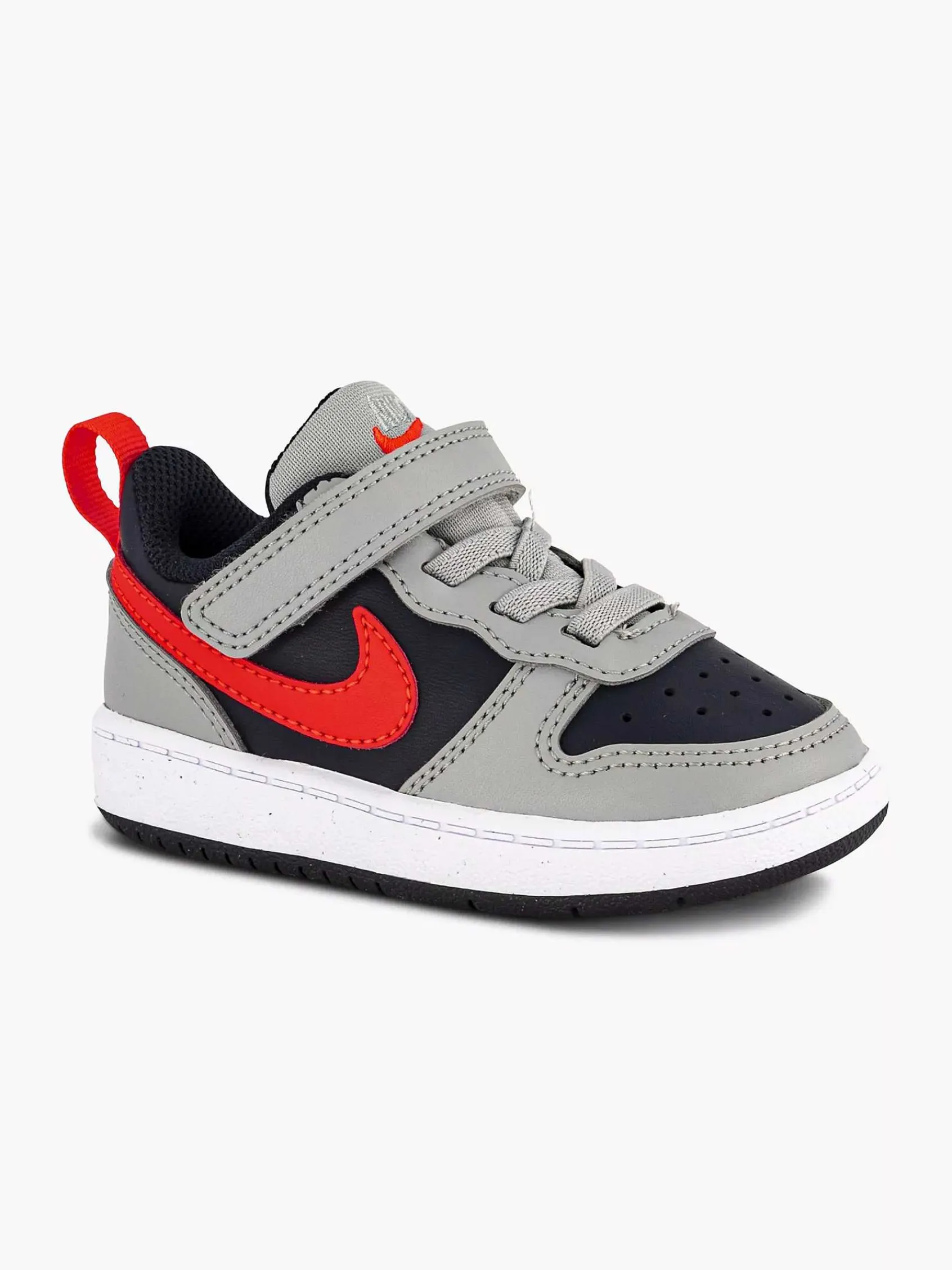 Jongensschoenen|Nike Grijze Court Borough Low Recraft