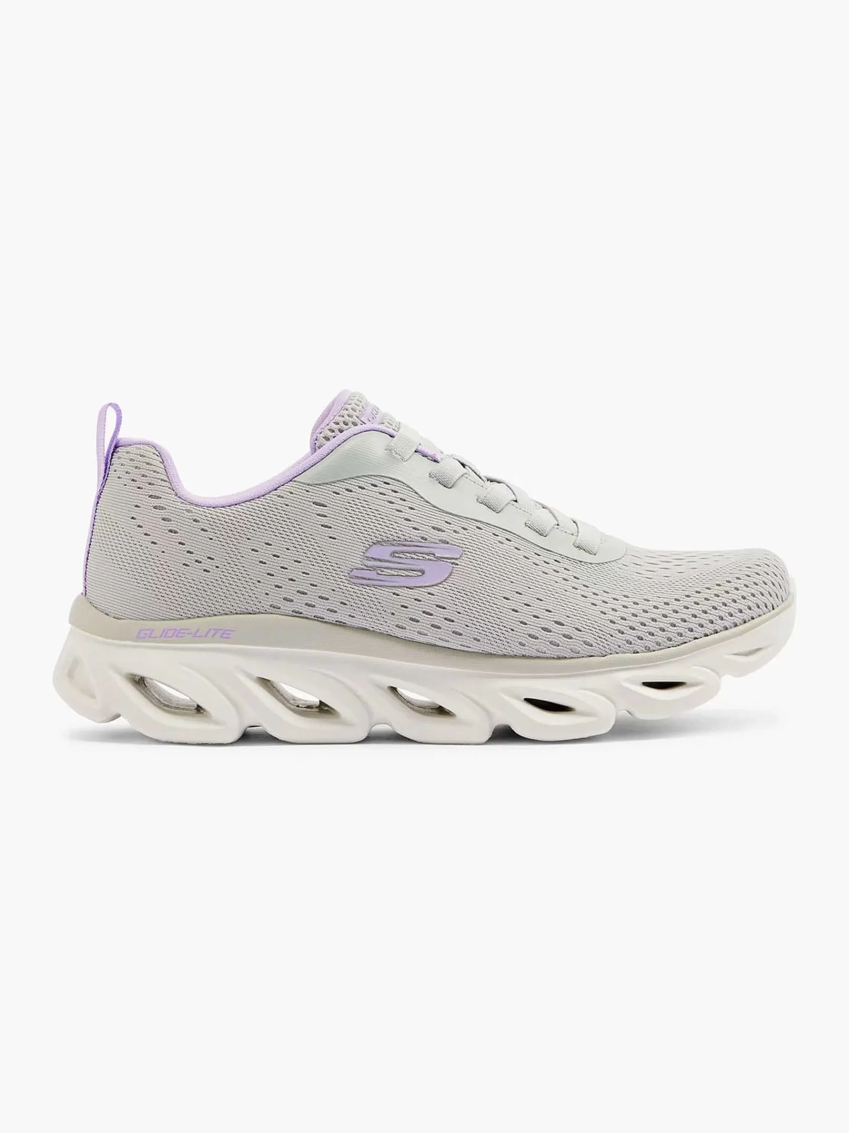 Sneakers|Skechers Grijze Glide - Lite - Back Slide
