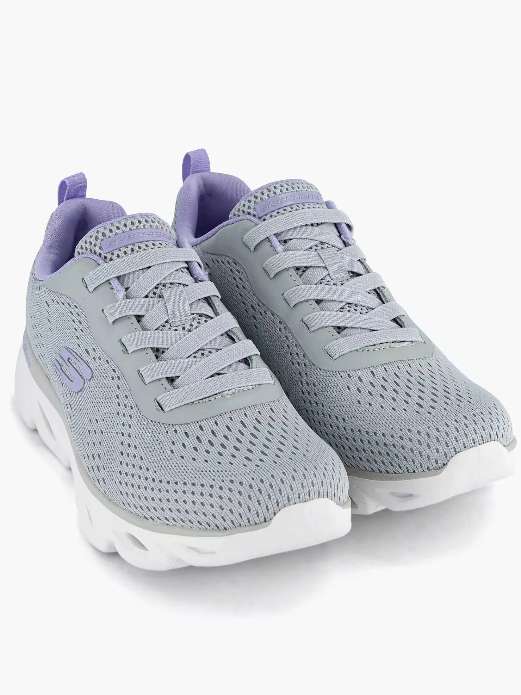 Sneakers|Skechers Grijze Glide - Lite - Back Slide