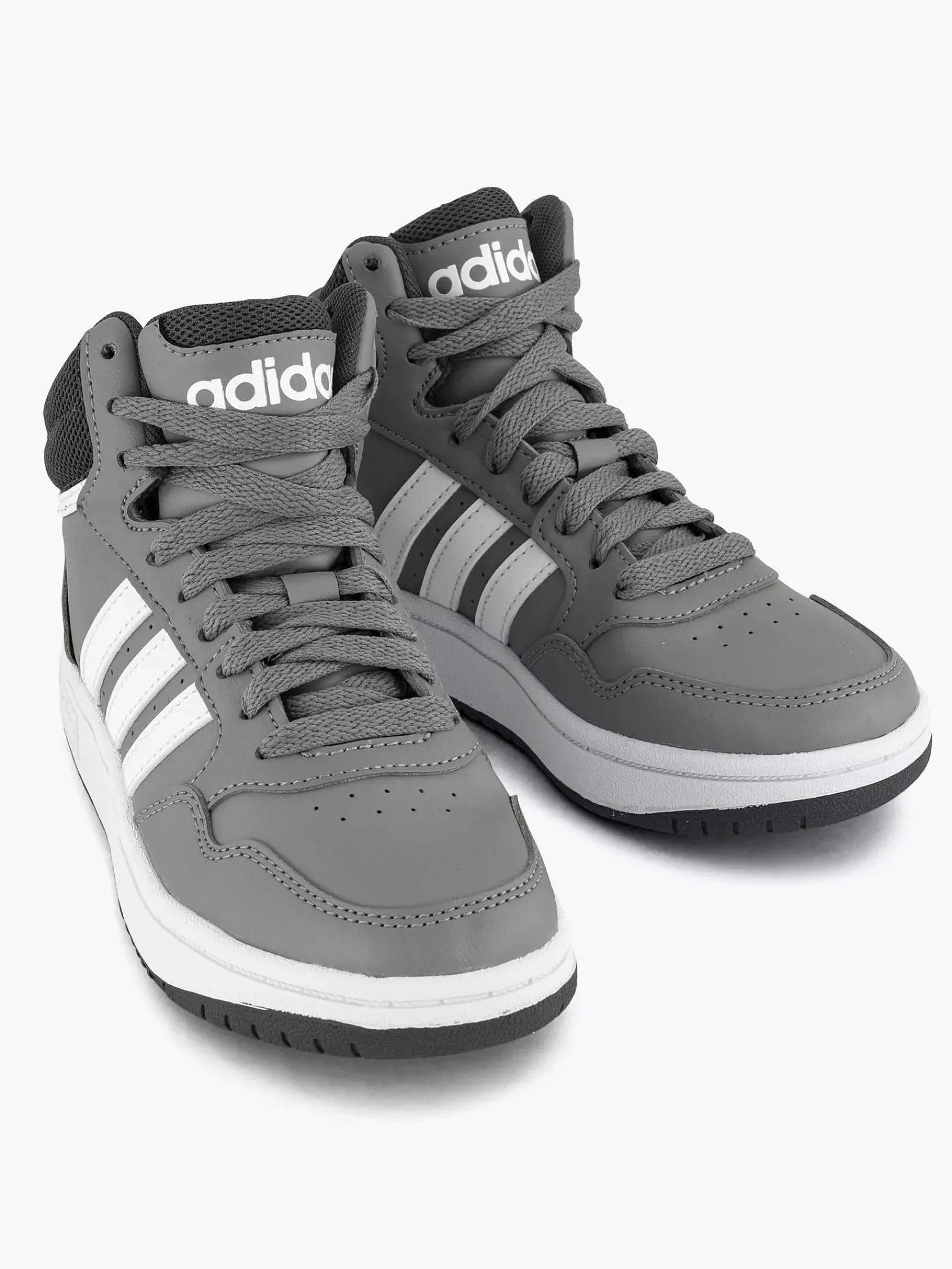 Jongensschoenen|adidas Grijze Hoops Mid 3.0 K