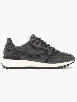 Sneakers|Oxmox Grijze Leren Sneaker