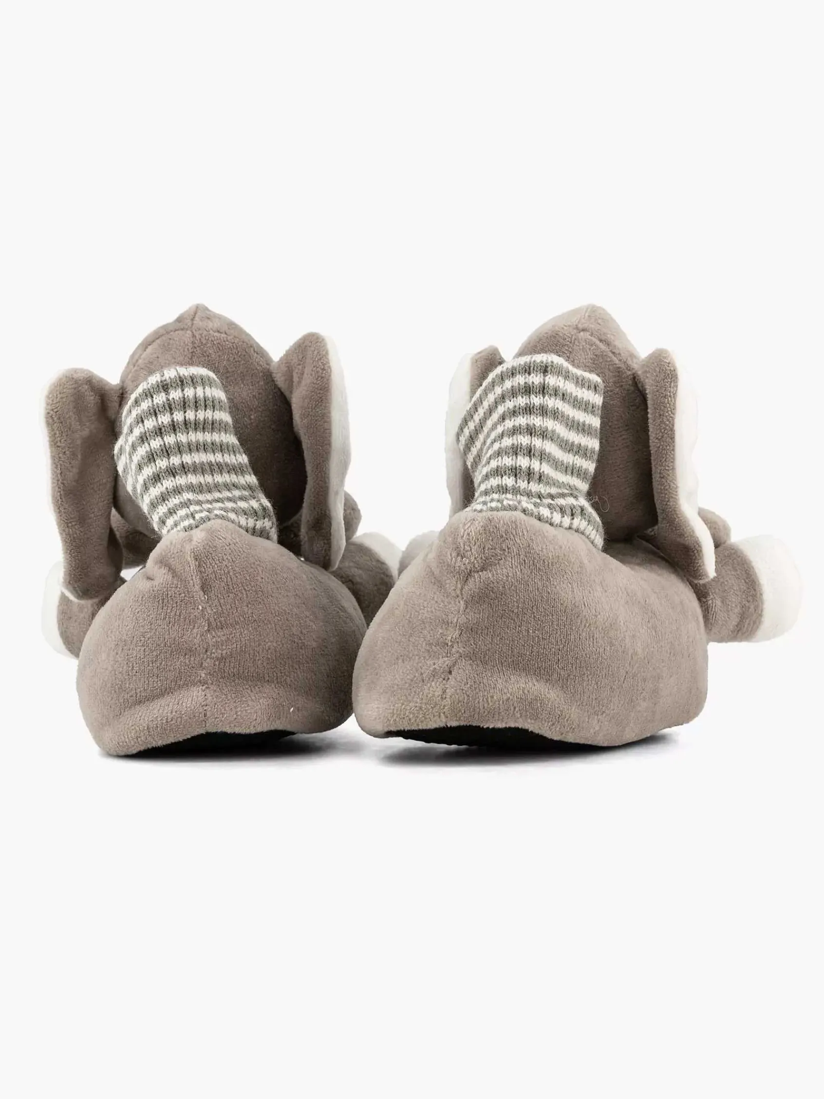 Jongensschoenen|Bobbi-Shoes Grijze Pantoffel Olifant