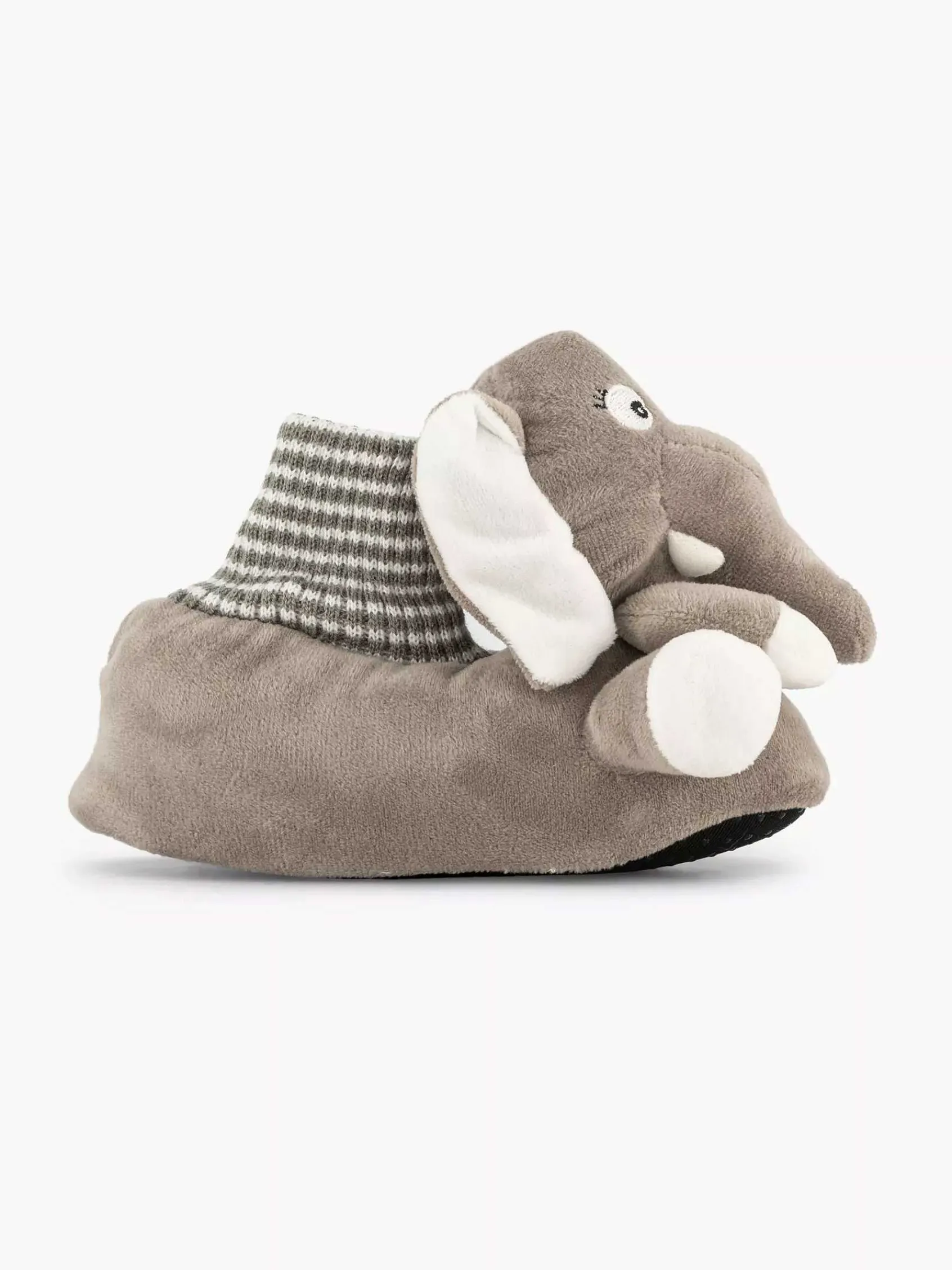 Jongensschoenen|Bobbi-Shoes Grijze Pantoffel Olifant