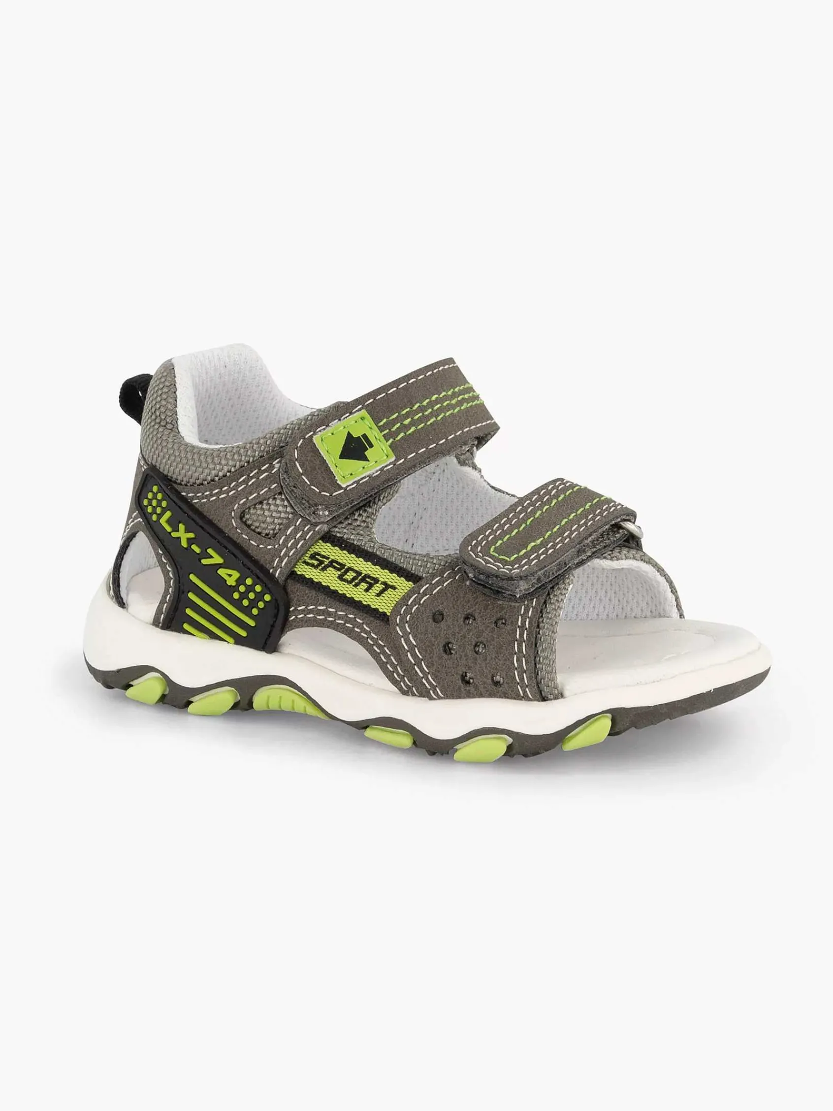 Jongensschoenen|Bobbi-Shoes Grijze Sandaal