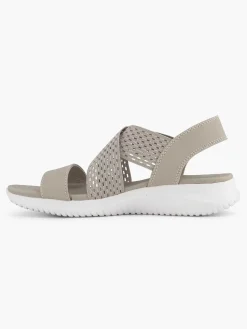 Sandalen|Skechers Grijze Sandalen Neon Star