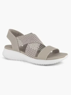 Sandalen|Skechers Grijze Sandalen Neon Star
